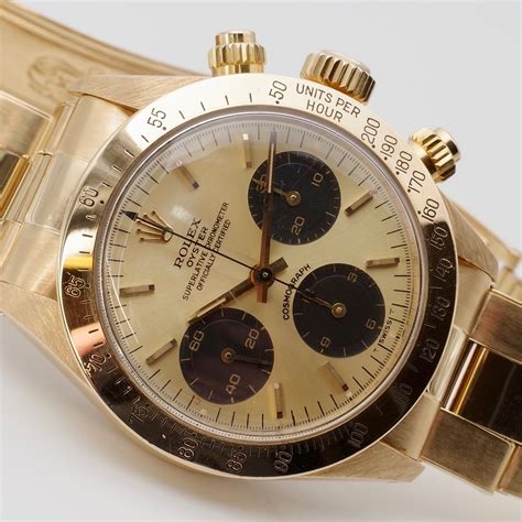 rolex 6265 gold for sale|rolex daytona 6265 history.